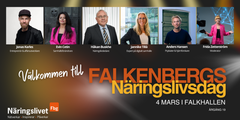 Falkenbergs Näringslivsdag 2026 - Mod att skapa förändring