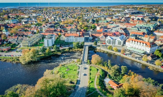 Så mår Falkenbergs stadskärna